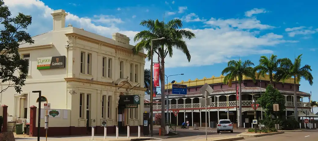 Buildings on Flinders Street, Townsville.